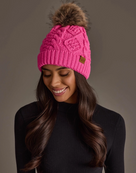 Sweetheart Knit Pom Hat