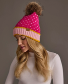 Sweetheart Knit Pom Hat