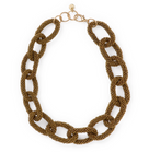 Jenna Chain Link Beaded Necklace