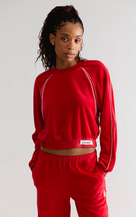 Free People Movement Chalet All Day Velour Layer