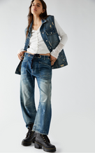 Free People Moxie Pull On Barrel Jean
