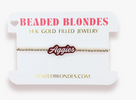 Beaded Blondes: College Game Day Beaded Bracelet