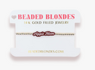 Beaded Blondes: College Game Day Beaded Bracelet