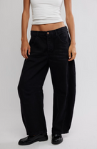 FP Good Luck Mid Rise Barrel Jeans