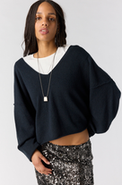 Free People See Me V-neck Pullover