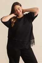 Lace & Grace Knit Top